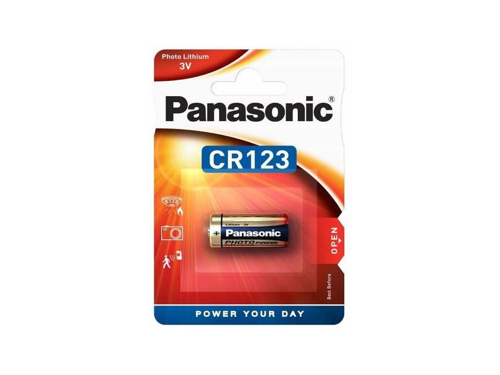 PANASONIC CR123A batéria (blister 1 ks)