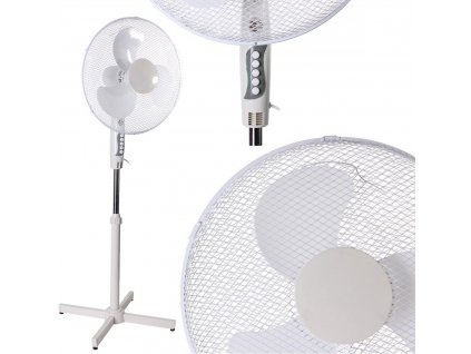 Stojanový ventilátor W-002 biely