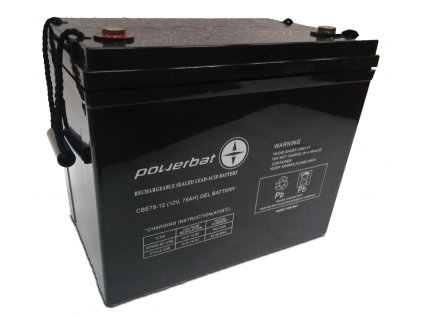 Gélová batéria PowerBat CBE 12V 75Ah