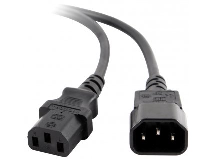 VDE IEC 320 C13 -> C14 predlžovací napájací kábel 5M Lanberg