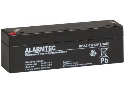 Alarmtec batéria BP 2.3-12 séria 12V 2.3AH