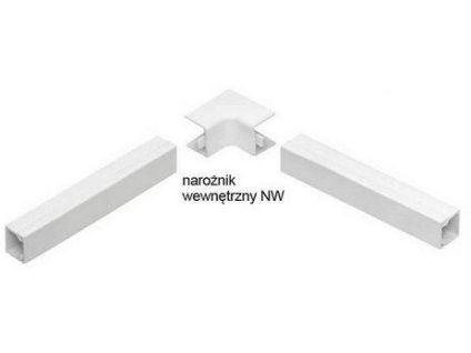 osprzt do listew elektroinstalacyjnych naronik wewntrzny biay nw 90x40 1szt f8503ee4a7001