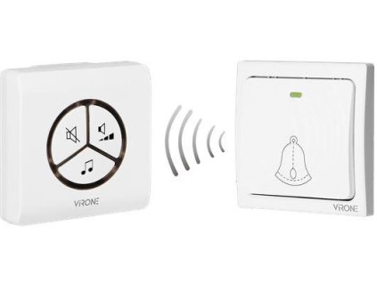 dzwonek bezprzewodowy virone db3 bezbateryjny przycisklearning system80m 62a6eb33c0604