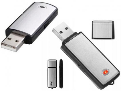 MINI DIKTAFÓN PENDRIVE ŠPIÓNSKE ODPOČÚVANIE USB X09