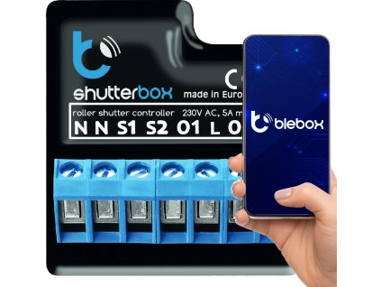 BLEBOX shutterbox - ovládač roliet 230V
