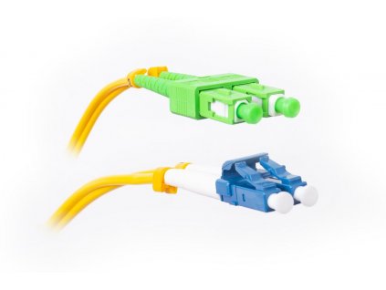 GETFORT SM SC/APC-LC/UPC DUPLEXNÝ OPTICKÝ PATCHCORD 1M