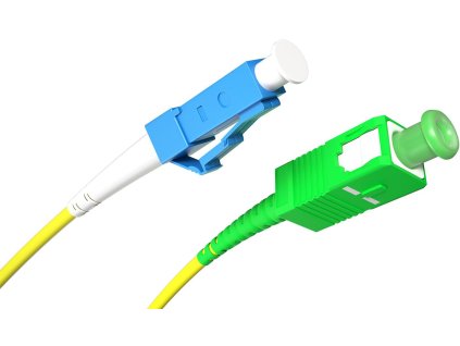 OPTICKÝ PATCHCORD SM 5M SIMPLEX 9/125, SC/APC-LC/UPC 3MM