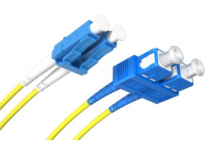 OPTICKÝ PATCHCORD SM 1M SIMPLEX 9/125, SC/UPC-LC/UPC