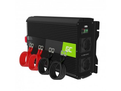 Green Cell PRO 12V -> 230V 2000W/4000W SINUSOID MODIFIKOVANÝ INVERTER INVGC10