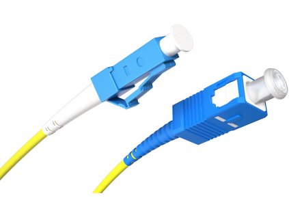 OPTICKÝ PATCHCORD SM 5M SIMPLEX 9/125, LC/UPC-SC/UPC