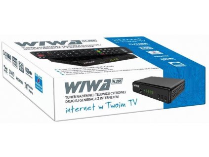 Tuner DVB-T/T2 WIWA H.265