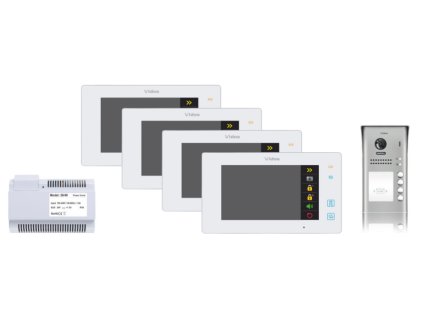 wideodomofon 4 rodzinny vidos duo 4 x m1021w s1104a 1