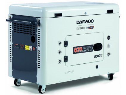 DIESELOVÝ GENERÁTOR DAEWOO DDAE 11000DSE-3 7,5 kW