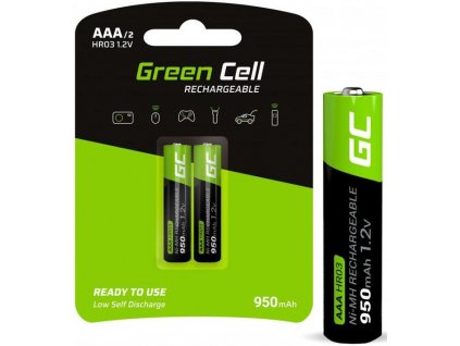 Green Cell 2x AAA HR03 950mAh GR07