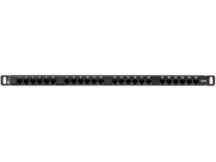 PATCH PANEL UTP CAT.6 24 PORTOV 0,5U PGF-6UTP24-B7 GETFORT