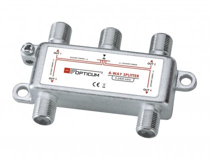 Rozbočovač 1-4 DVB-T SAT 4x1 splitter