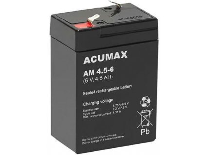 Akumulátor ACUMAX série AM 6V 4,5Ah