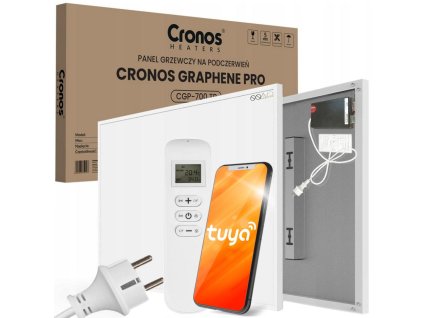 panel grzewczy ir cronos graphene pro cgp700twp white c22e19009a3da