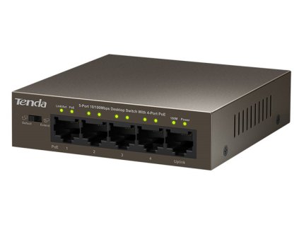 switch poe tenda tef1105 4 63w 1