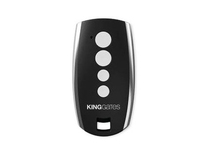 KING GATES Stylo 4K 4-kanálový zmenovým kódom 433,92 MHz, čierna