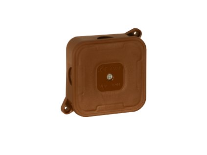 puszka natynkowa pusta 4 wlotw viplast vp2 brzowa ip44 85x85x35mm 02702 5b121b828e11c