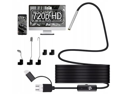 kamera inspekcyjna endoskop 39mm hd android usbc d497d51876339