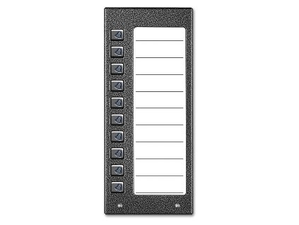 aco cdn 10np gr podswietlany panel listy lokatorow z 10 przyciskami mini