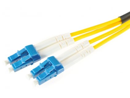 OPTICKÝ PATCHCORD SM 10M DUPLEX 9/125, LC/UPC-LC/UPC 3,0MM
