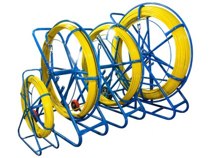 Navijak na ťahanie káblov 11mm / 250m (PILOT / OCEL) PE + RACK