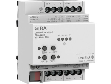 gira aktor ciemniajcy 4x standard knx one 201500 131c20d68544b