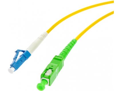 OPTICKÝ PATCHCORD SM 1M SIMPLEX 9/125, SC/APC-LC/UPC 3,0 MM