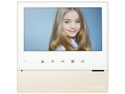 CDV-70H WHITE COMMAX 7" monitor zo série "Fine View" s LED osvetlením, 230 V AC