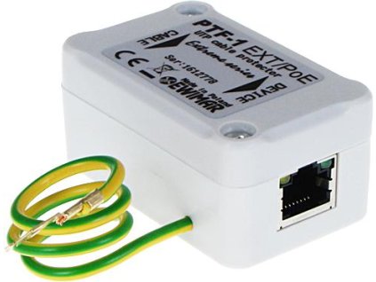 Zabezpieczenie przeciwprzepiciowe 1kanaowe do kamer IP serii EXTREME EWIMAR PTF51EXTPoE 7beb755946b6a