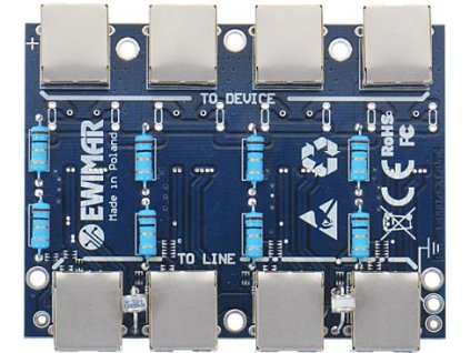 Modu LAN z zabezpieczeniem przeciwprzepiciowym PRO z ochron PoE EWIMAR PTF54PROPoE e14969d13060d