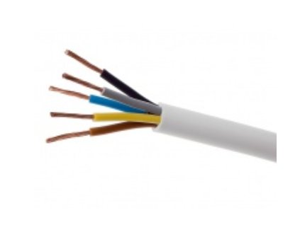 Flexibilný elektrický kábel OWY 5x4mm2 300/500V ELEKTROKABEL 1m
