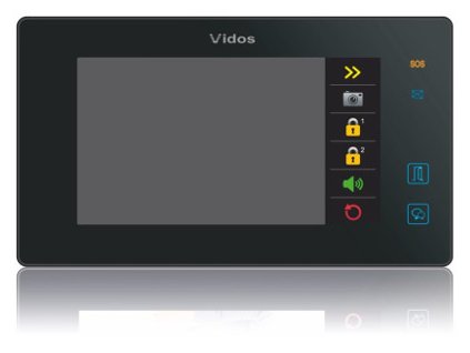 monitor wideodomofonu vidos duo m1021b z b mini