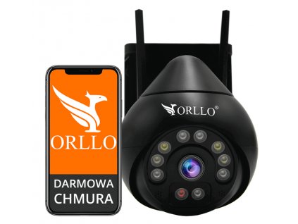 Orllo IP kamera Z8 Pro WiFi Vonkajšia otočná nočná farebná 4MP