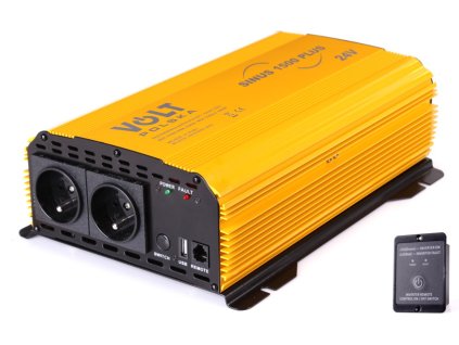 PRZETWORNICA SINUS PLUS 1500 24V 230V 1500W 13392 przod