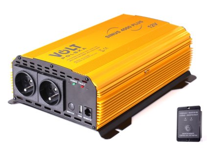 PRZETWORNICA SINUS PLUS 4000 12V 230V 4000W 13393 przod