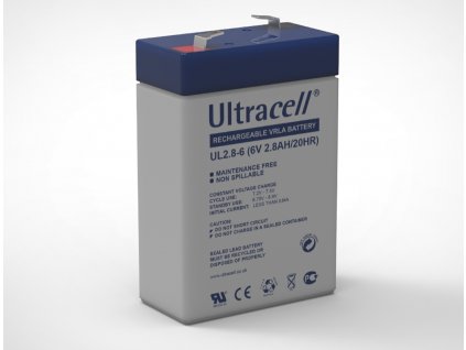 AGM ULTRACELL UL 6V 2,8Ah batéria