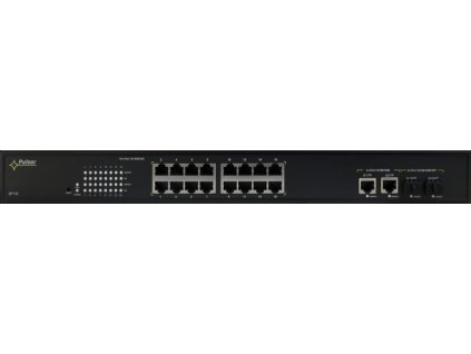 POE SWITCH PULSAR SF116 16-PORT (16xPoE + 2xUPLINK/2xSFP UPLINK)