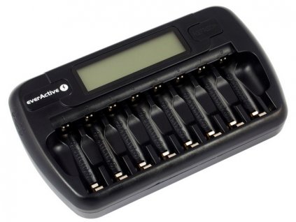 Nabíjačka pre 8 dobíjacích batérií AA / AAA everActive NC-800