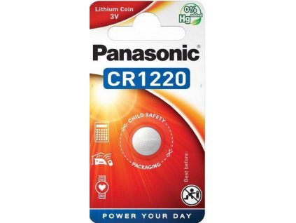 Batéria CR1220 1BL PANASONIC 3V 35mAh (1 ks)