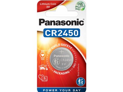 Batéria CR2450 1BL PANASONIC 3V 620mAh (1 ks)