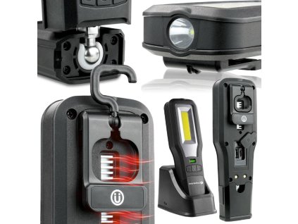 latarka warsztatowa inspekcyjna cob led everactive wl600r 10w 550 lumenw ip54 z magnesem powerbank e20eb345abea6