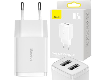 adowarka sieciowa baseus compact charger ccxj010202 105w 2x usba biaa a50f2e72304b8