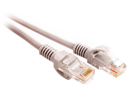 Getfort cat.5e UTP patchcord 0,25 m sivý
