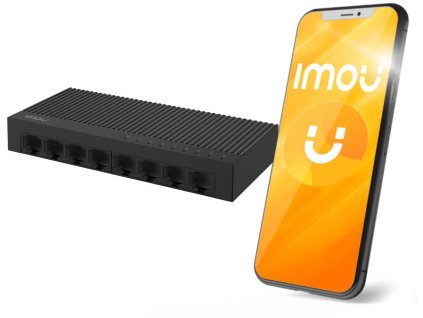 switch imou 8portowy sf108c plastikowa obudowa 100mbps 5d4de071a445a
