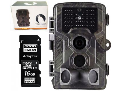 Lesná kamera TOPHUNT PHOTO CAP HC800A + GOODRAM CL10 16GB microSD MEMORY CARD