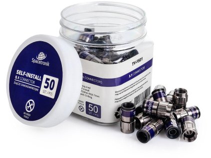 wtyk f samokompresyjny spacetronik self instal 6td 51 50szt c84019fe91aa1